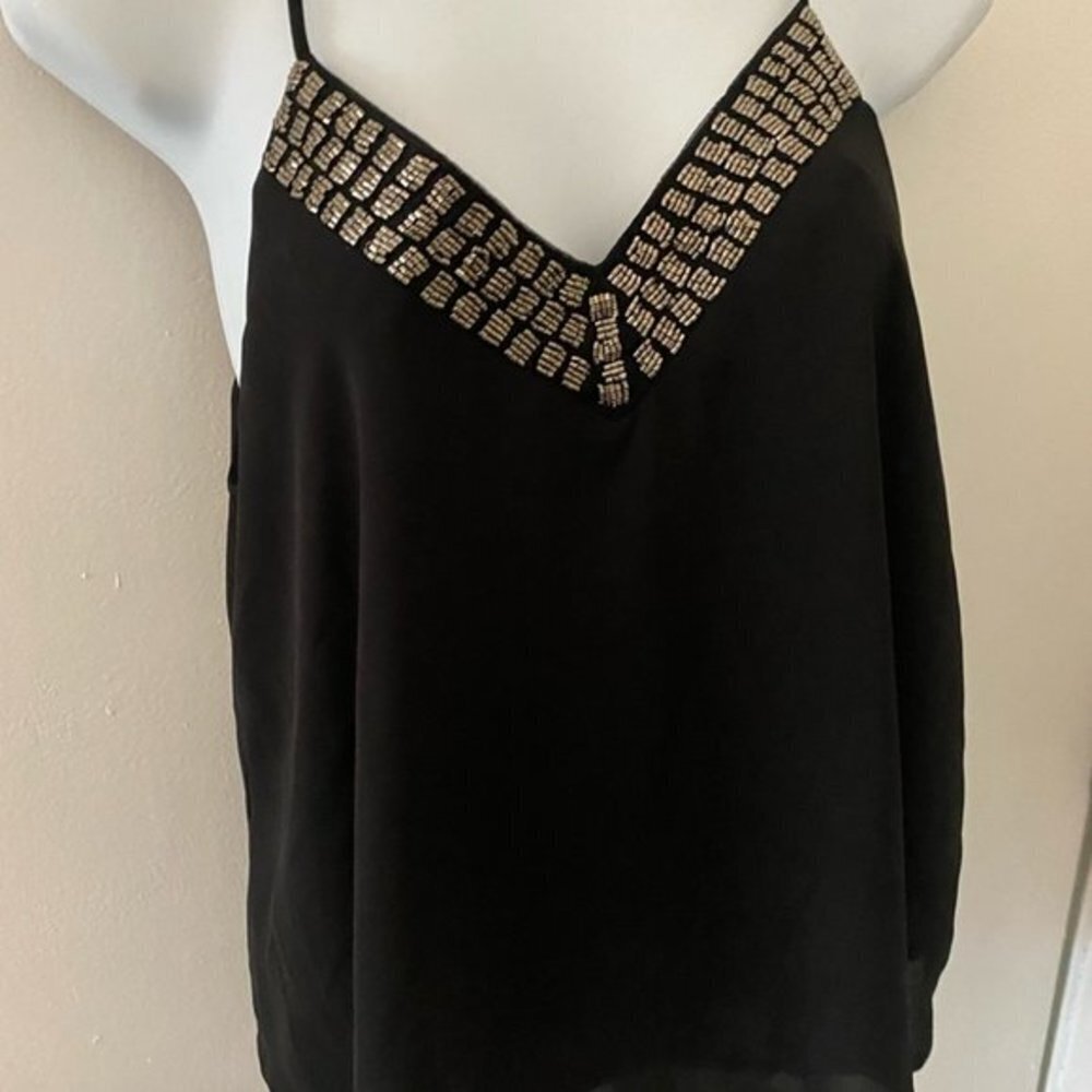 Astr black top with silver embellishment - Picture 5 of 6